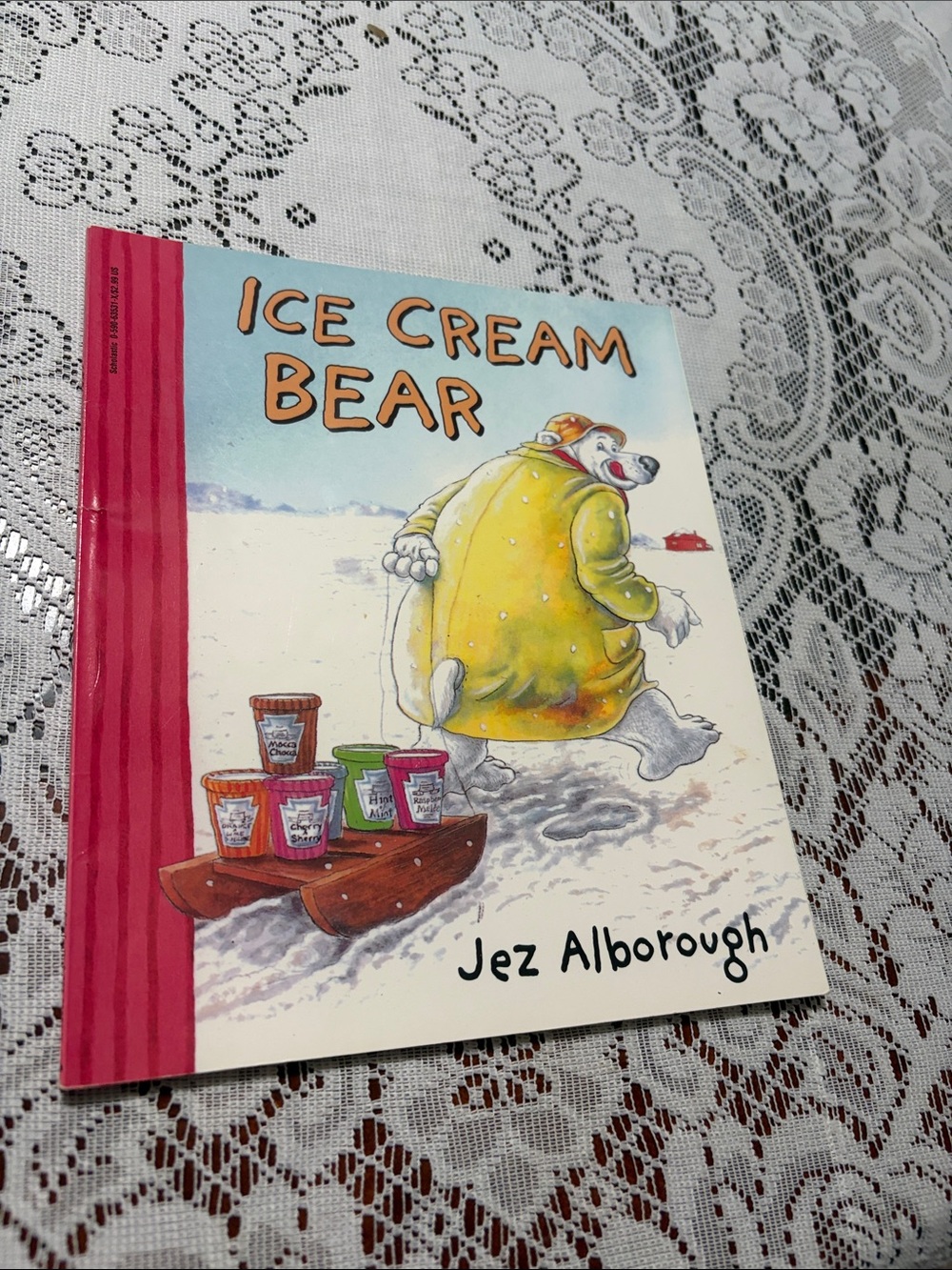 Ice Cream Bear Kids Paperback Book - -